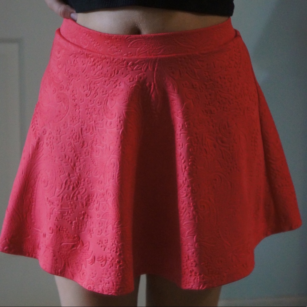 Pink skirt